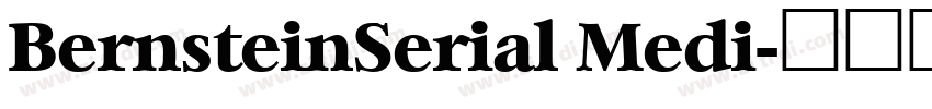 BernsteinSerial Medi字体转换